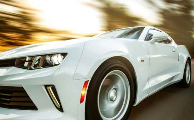 white car